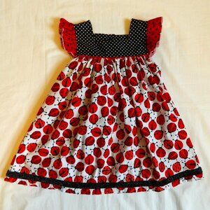 Girls size 4 Ladybug Dress